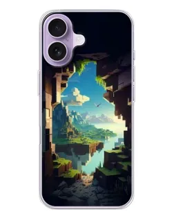 Чохол для iPhone 17 з картинкою «Вид з печери»