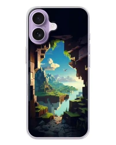 Чохол для iPhone 17 з картинкою «Вид з печери»