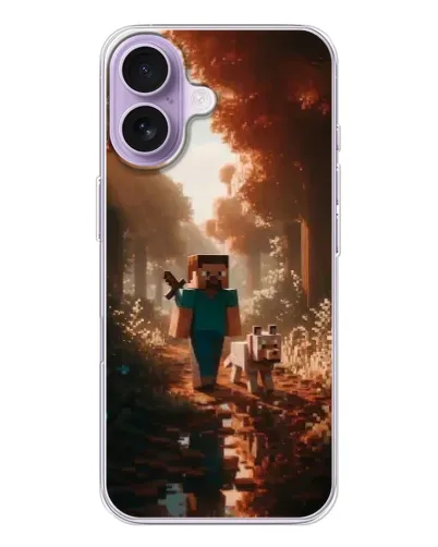 Чохол для iPhone 17 з картинкою «Стів у лісі»