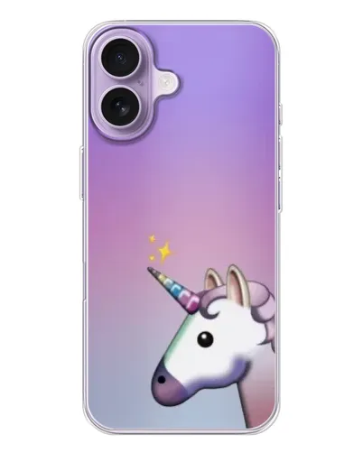 Чохол для iPhone 17 з картинкою «Єдиноріг градієнт»
