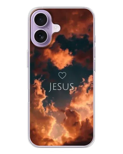 Чехол для iPhone 17 с картинкой «Сияние Имени Jesus»