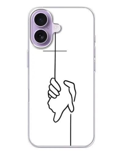 Чехол для iPhone 17 с картинкой «Рука держит»