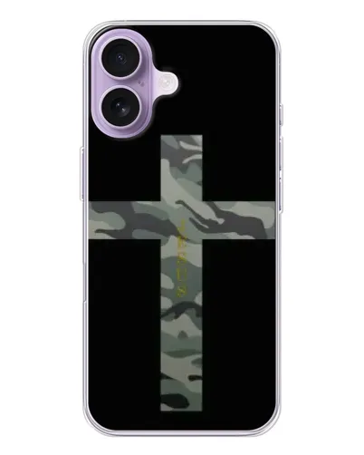 Чехол для iPhone 17 с картинкой «Милитари Крест»