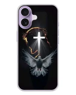 Чехол для iPhone 17 с картинкой «Голубь и Свет»