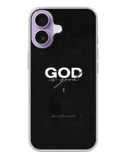 Чехол для iPhone 17 с картинкой «GOD — Бог над всем»