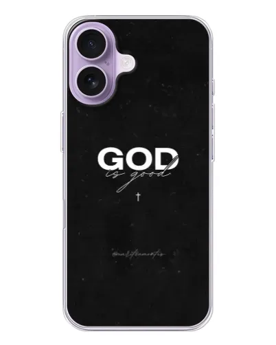Чехол для iPhone 17 с картинкой «GOD — Бог над всем»