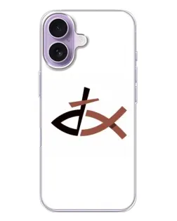 Чехол для iPhone 17 с картинкой «Рыба и крест»