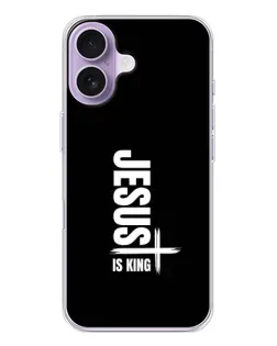 Чехол для iPhone 17 с картинкой «Вертикаль веры Jesus»