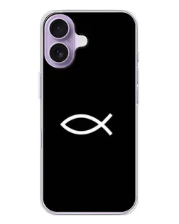 Чохол для iPhone 17 з картинкою «Символ риби Jesus»