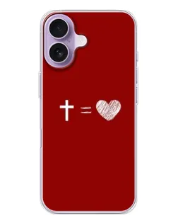Чохол для iPhone 17 з картинкою «Рівняння любові»
