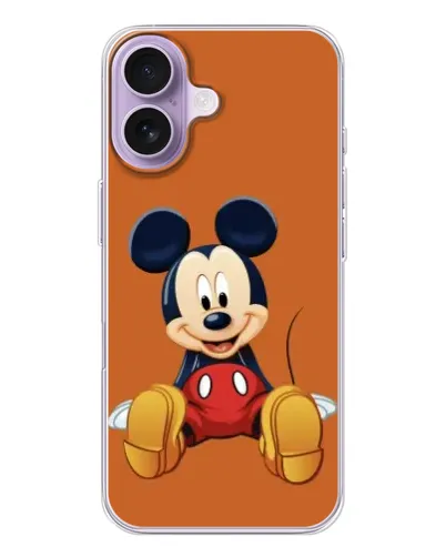 Чохол для iPhone 17 з картинкою «Міккі відпочиває»
