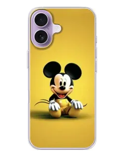 Чохол для iPhone 17 з картинкою «Міккі на жовтому»