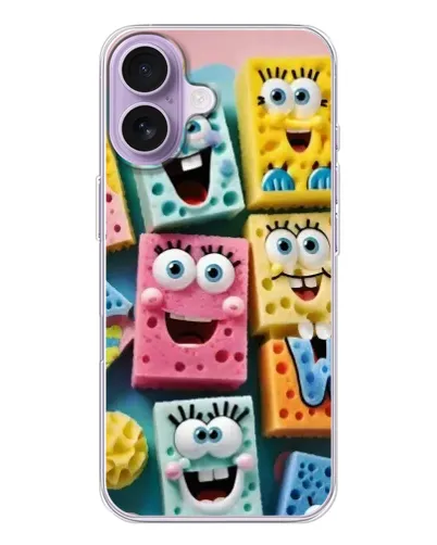 Чохол для iPhone 17 з картинкою «Кольорові губки»