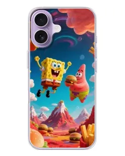 Чохол для iPhone 17 з картинкою «Космічний фастфуд»