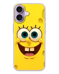 Чохол для iPhone 17 з картинкою «Губка Боб посмішка»