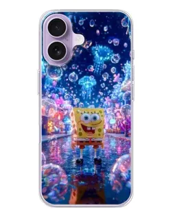 Чохол для iPhone 17 з картинкою «Неоновий океан»