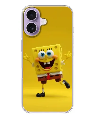 Чохол для iPhone 17 з картинкою «Позитивний Губка Боб»