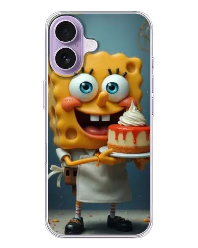 Чохол для iPhone 17 з картинкою «Кухар Спанч Боб»