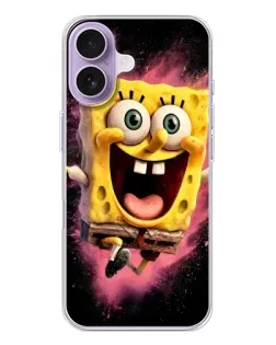 Чохол для iPhone 17 з картинкою «Вибуховий Спанч Боб»