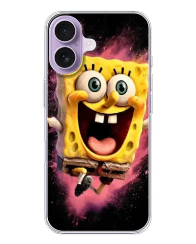 Чохол для iPhone 17 з картинкою «Вибуховий Спанч Боб»