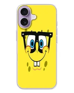 Чохол для iPhone 17 з картинкою «Мінімалістичний Спанч Боб»