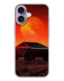 Чохол для iPhone 17 з картинкою «Cybertruck на Марсі»