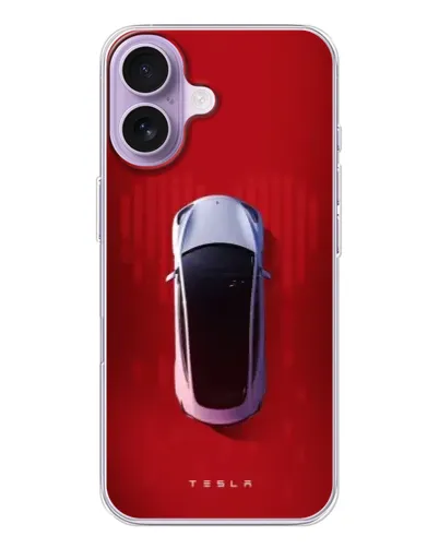 Чохол для iPhone 17 з картинкою «Tesla Top View»