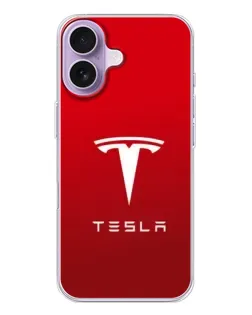 Чохол для iPhone 17 з картинкою «Tesla Red Classic»