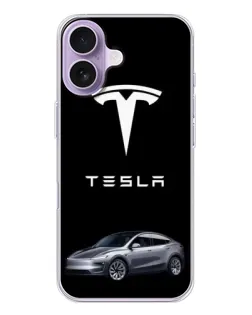 Чохол для iPhone 17 з картинкою «Tesla Model Y»