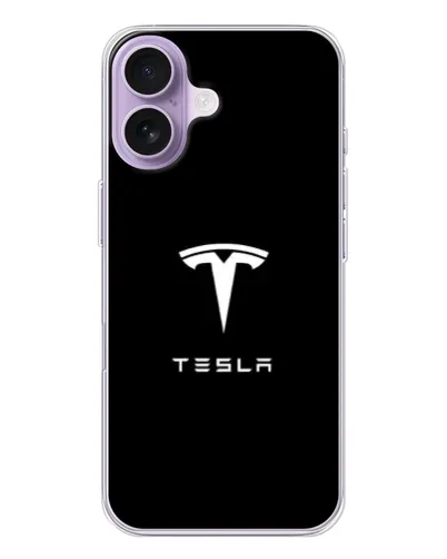 Чохол для iPhone 17 з картинкою «Tesla White Logo»