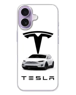 Чохол для iPhone 17 з картинкою «Tesla White Style»
