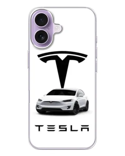 Чохол для iPhone 17 з картинкою «Tesla White Style»