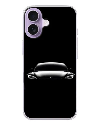 Чохол для iPhone 17 з картинкою «Фари Tesla Night»