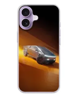 Чохол для iPhone 17 з картинкою «Cybertruck у пустелі»