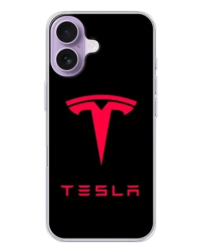 Чохол для iPhone 17 з картинкою «Tesla Red Logo»
