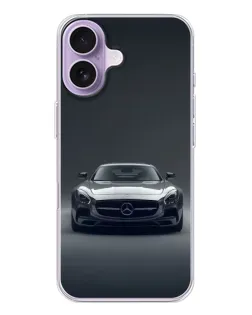 Чохол для iPhone 17 з картинкою «Mercedes на чорному»