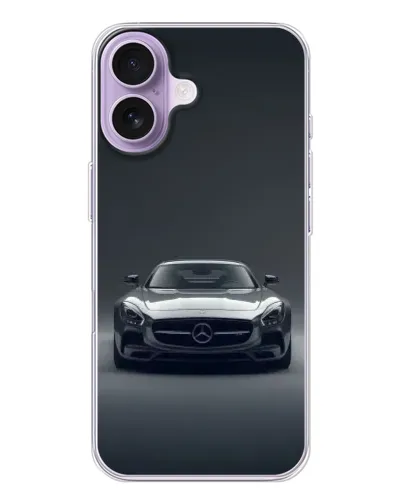 Чохол для iPhone 17 з картинкою «Mercedes на чорному»