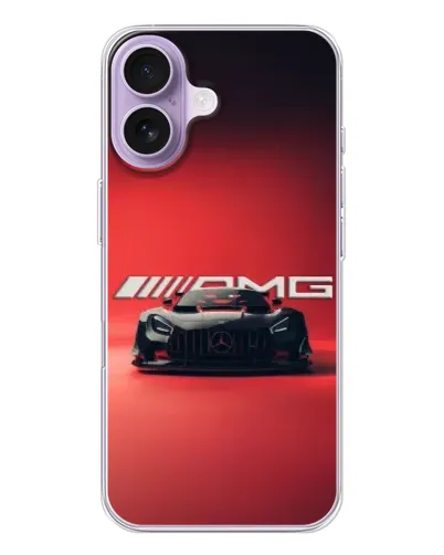 Чохол для iPhone 17 з картинкою «Mercedes AMG — червона лінія»