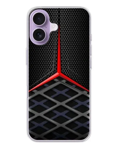 Чохол для iPhone 17 з картинкою «Mercedes Carbon Grid»