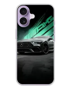 Чохол для iPhone 17 з картинкою «Темний Mercedes AMG»