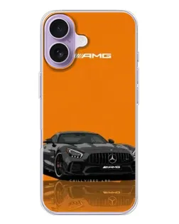 Чохол для iPhone 17 з картинкою «Помаранчевий Mercedes AMG»