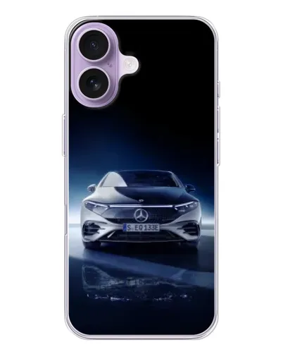 Чохол для iPhone 17 з картинкою «Нічний Mercedes EQ»