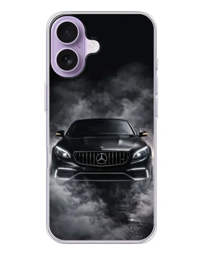 Чохол для iPhone 17 з картинкою «Mercedes у диму»