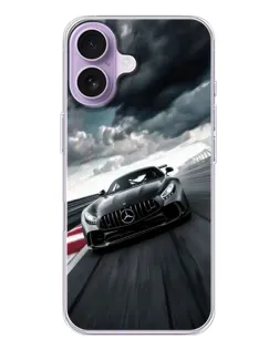 Чохол для iPhone 17 з картинкою «Гоночний Mercedes AMG»