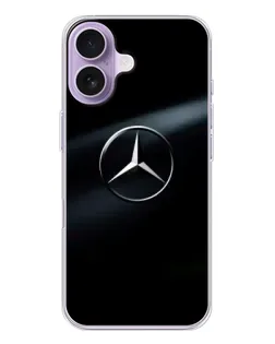 Чохол для iPhone 17 з картинкою «Mercedes на металі»