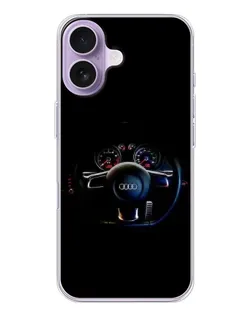 Чохол для iPhone 17 з картинкою «Салон Audi — кермо» Чохол для iPhone 17 з картинкою «Салон Audi — кермо»
