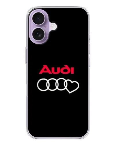 Чохол для iPhone 17 з картинкою «Логотип Audi Heart»