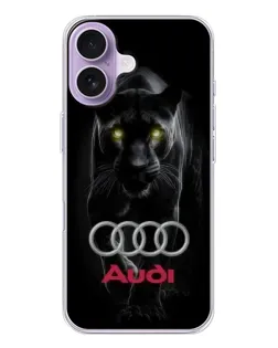 Чохол для iPhone 17 з картинкою «Пантера та Audi»