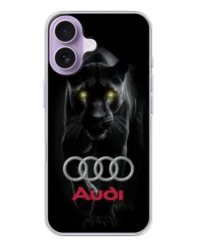 Чохол для iPhone 17 з картинкою «Пантера та Audi»