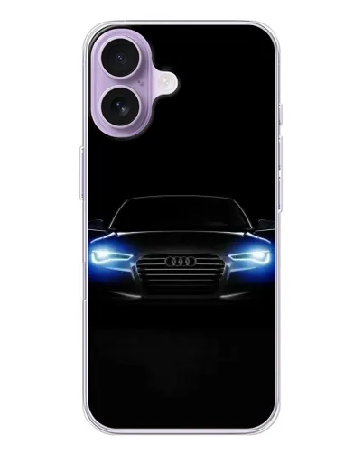 Чохол для iPhone 17 з картинкою «Audi в неоні»